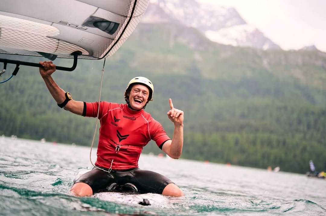 Kamil Manowiecki Wins the 2026 WingFoil Racing World Cup in Silvaplana