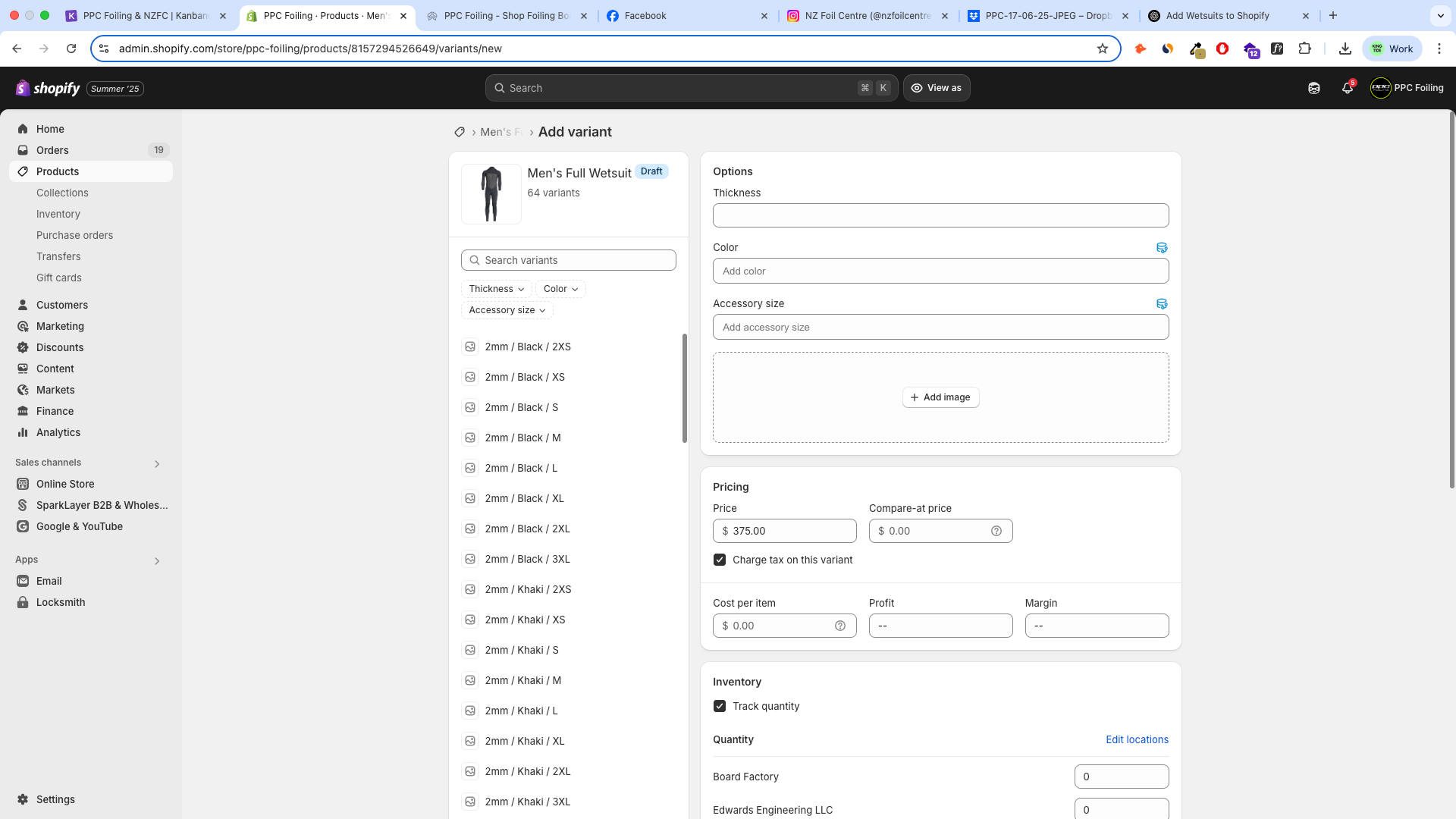 PPC 2ndSKN Women's Full Wetsuit